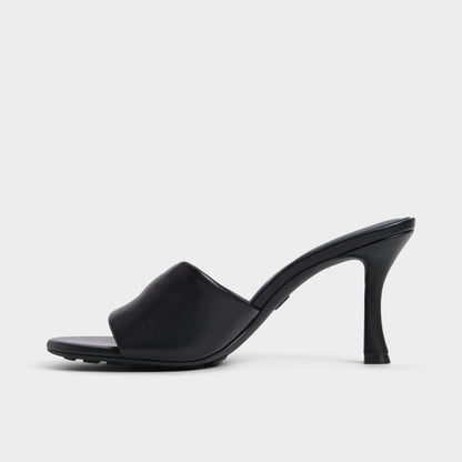 Lyhanna Black Women's Heeled mules - Heeled mule, Stiletto heel | Aldo
