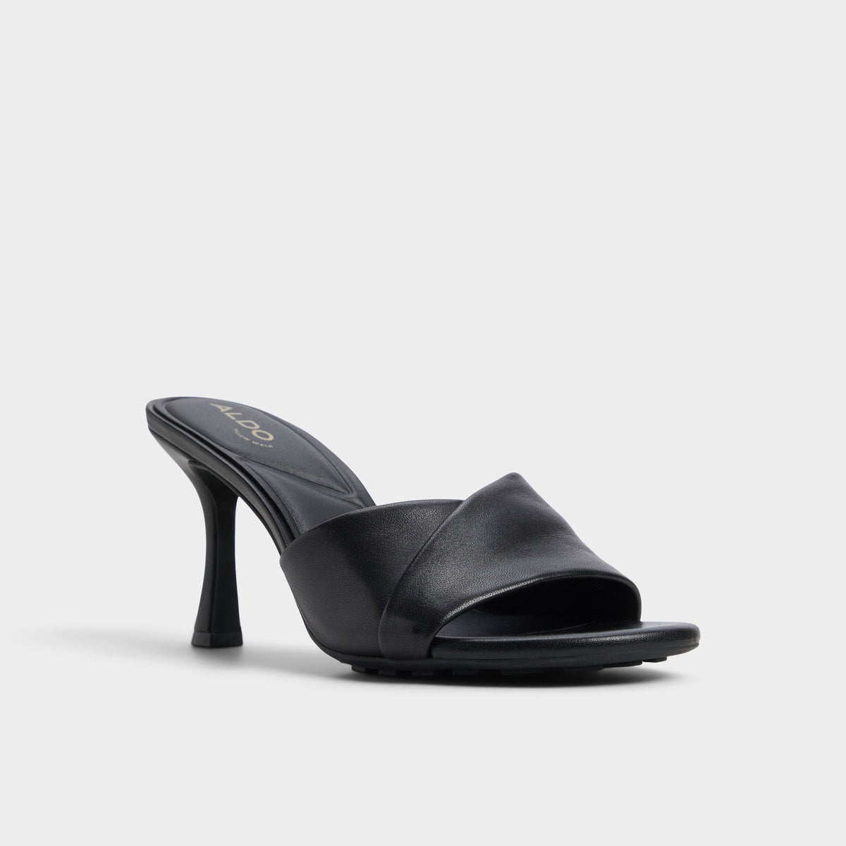 Lyhanna Black Women's Heeled mules - Heeled mule, Stiletto heel | Aldo