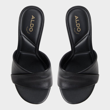 Lyhanna Black Women's Heeled mules - Heeled mule, Stiletto heel | Aldo