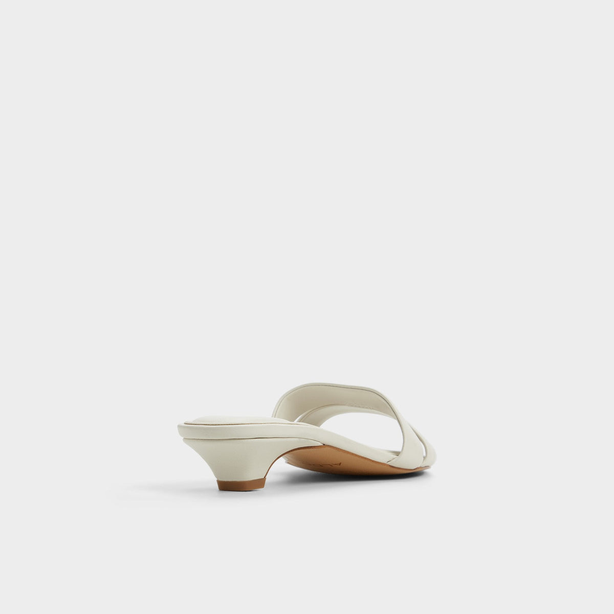 Scarletta White/Bone Women's Mule slides - Heeled mule, Kitten heel | Aldo