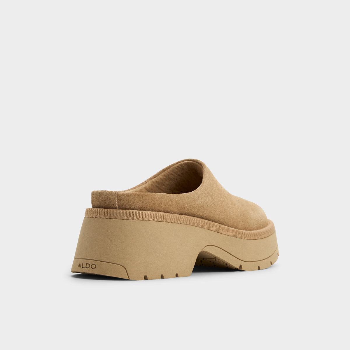 Academia Beige Women's Cold Weather Shoes - Heeled mule, Lug sole | Aldo