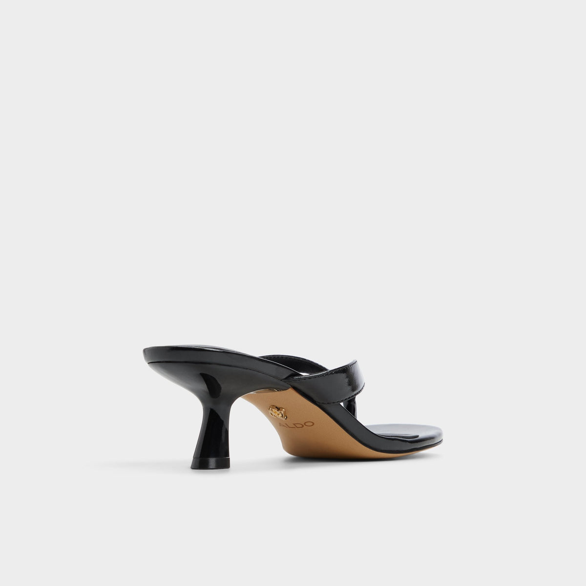 Jump Black Women's Strappy sandals - Heeled flip flop, Kitten heel | Aldo