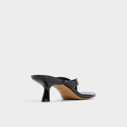 Jump Black Women's Strappy sandals - Heeled flip flop, Kitten heel | Aldo