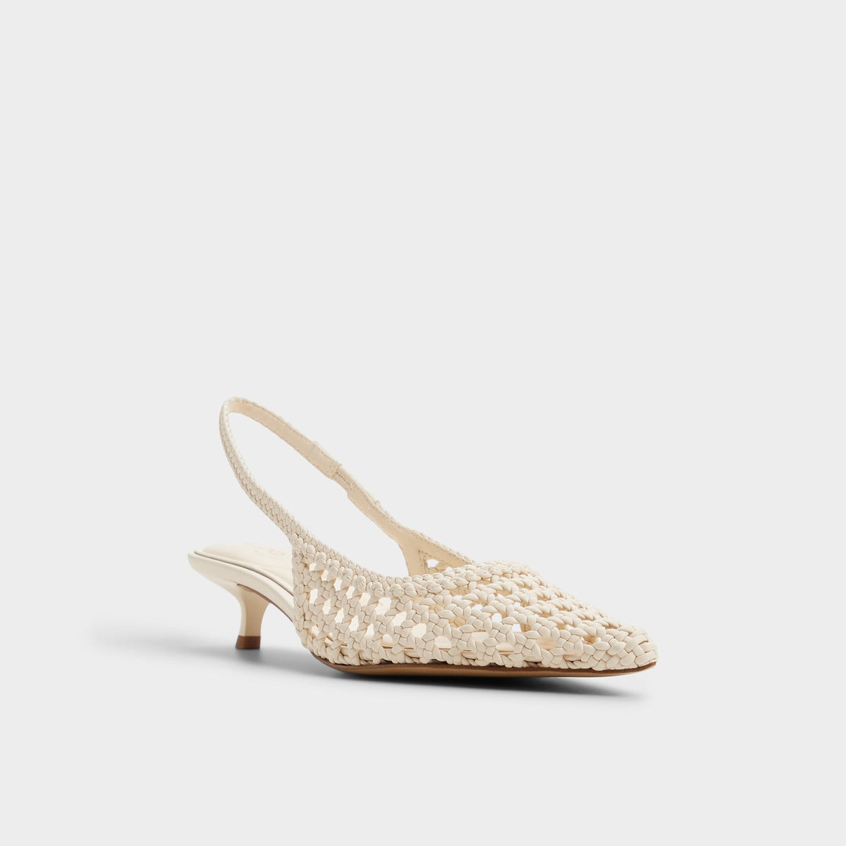 Violettia in Light Beige - Sling back high heel, Kitten heel | Aldo