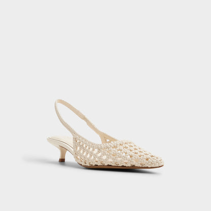 Violettia in Light Beige - Sling back high heel, Kitten heel | Aldo