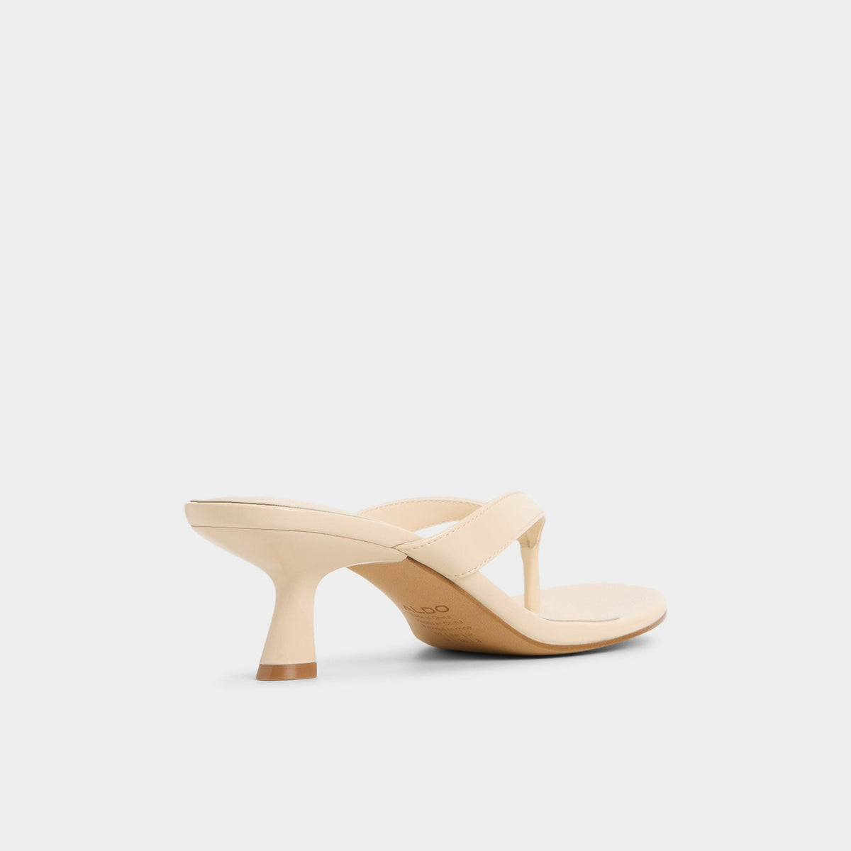 Jump in Cream - Heeled flip flop, Kitten heel | Aldo