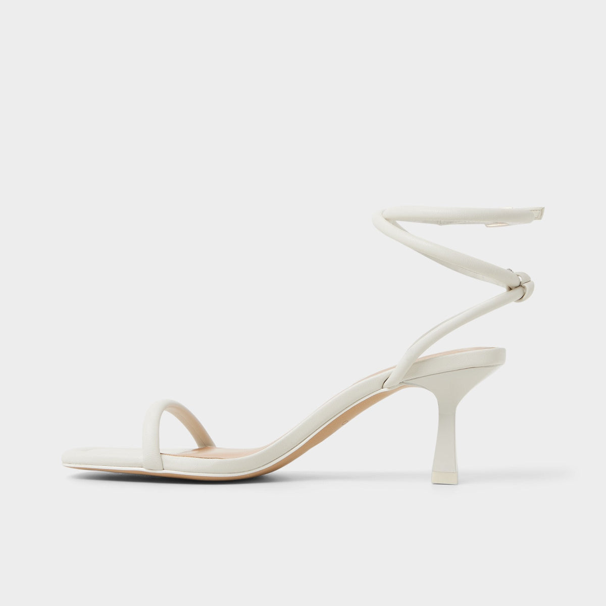Demmi White Women's Strappy sandals - , Kitten heel | Aldo