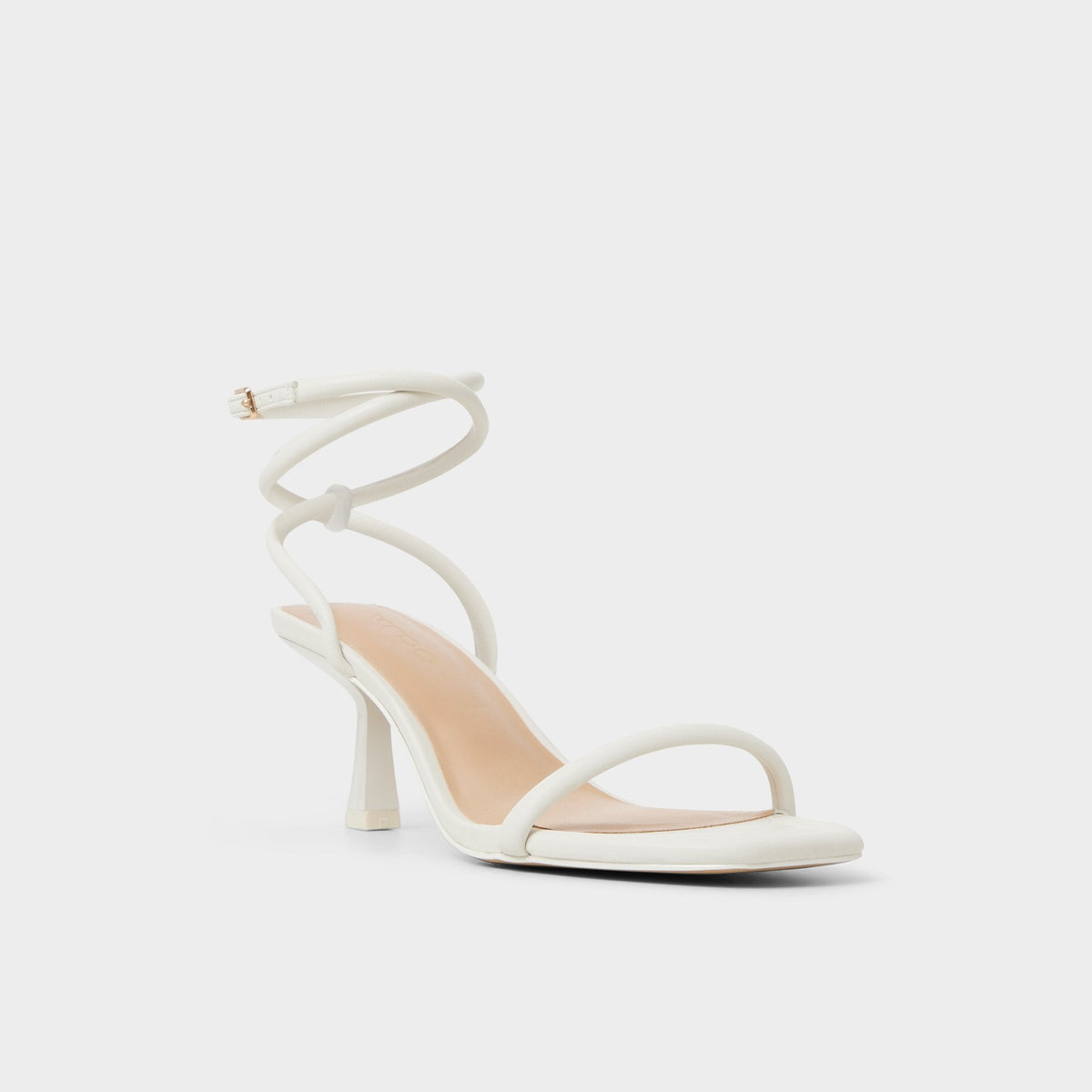 Demmi White Women's Strappy sandals - , Kitten heel | Aldo