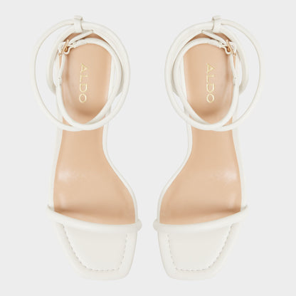 Demmi White Women's Strappy sandals - , Kitten heel | Aldo