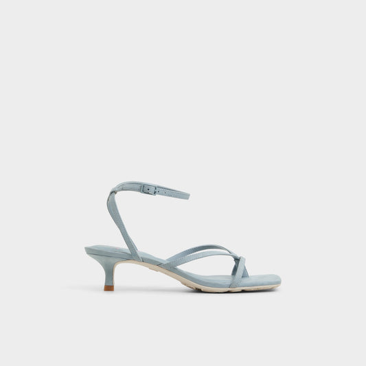 Soffie Other Blue Women's Strappy sandals - Strappy heeled sandal, Kitten heel | Aldo