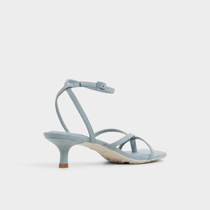 Soffie Other Blue Women's Strappy sandals - Strappy heeled sandal, Kitten heel | Aldo