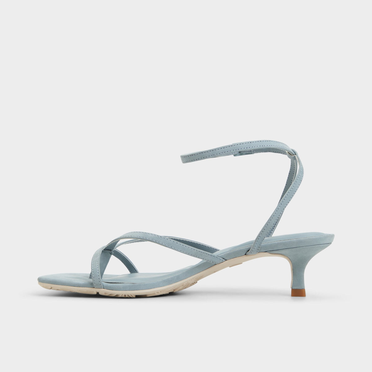 Soffie Other Blue Women's Strappy sandals - Strappy heeled sandal, Kitten heel | Aldo