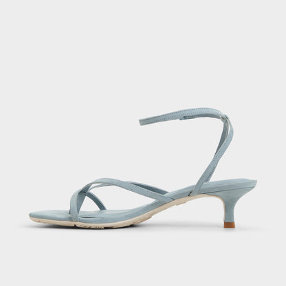 Soffie Other Blue Women's Strappy sandals - Strappy heeled sandal, Kitten heel | Aldo