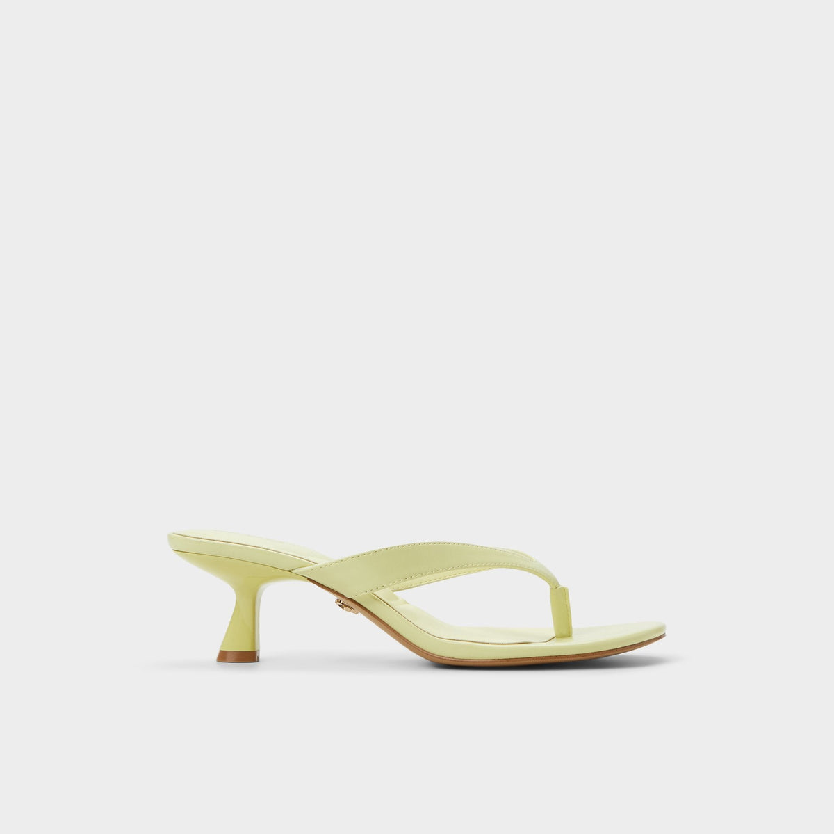 Jump Other Yellow Women's Strappy sandals - Heeled flip flop, Kitten heel | Aldo