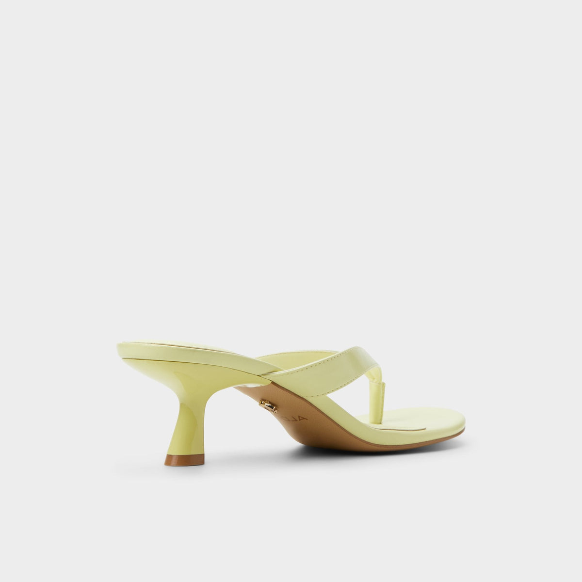 Jump Other Yellow Women's Strappy sandals - Heeled flip flop, Kitten heel | Aldo
