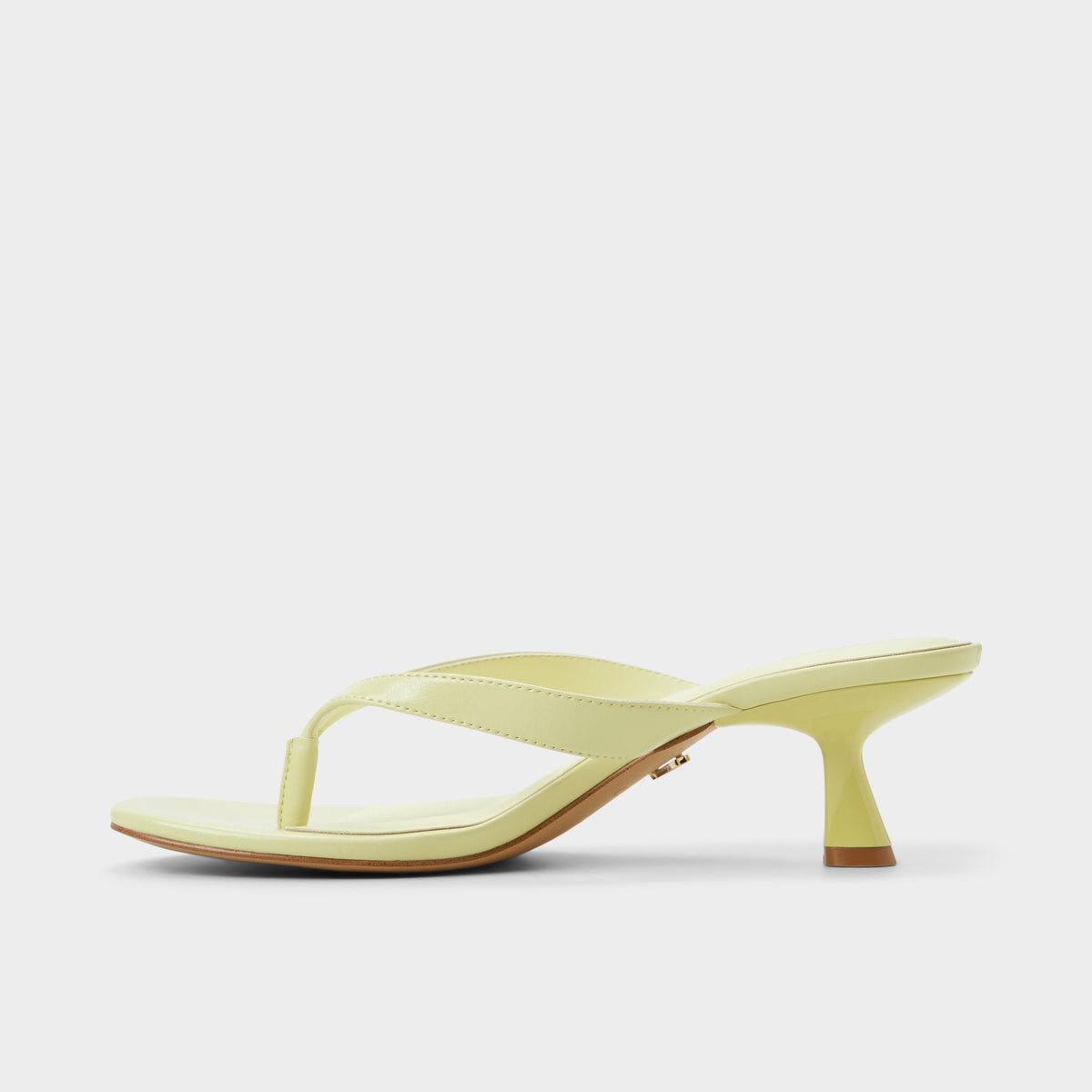 Jump Other Yellow Women's Strappy sandals - Heeled flip flop, Kitten heel | Aldo