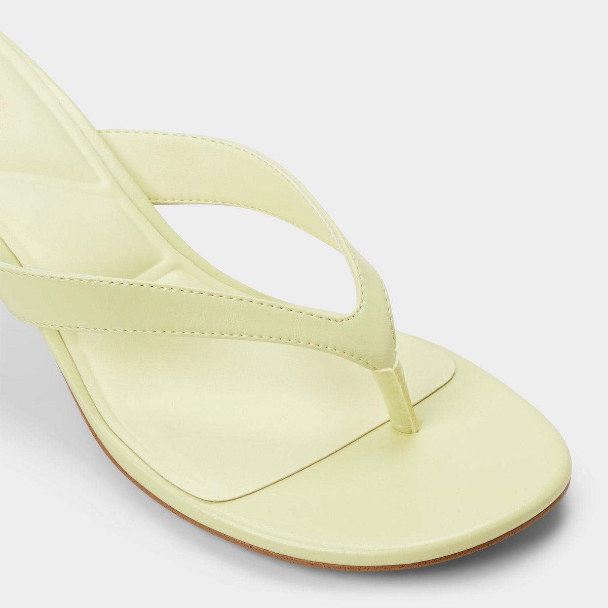 Jump Other Yellow Women's Strappy sandals - Heeled flip flop, Kitten heel | Aldo