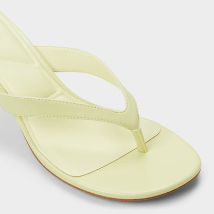 Jump Other Yellow Women's Strappy sandals - Heeled flip flop, Kitten heel | Aldo