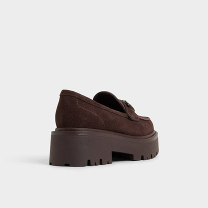 Oneameth in Dark Brown - Loafer, Lug sole | Aldo