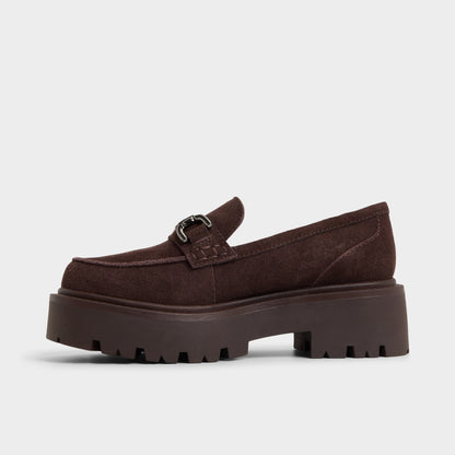 Oneameth in Dark Brown - Loafer, Lug sole | Aldo