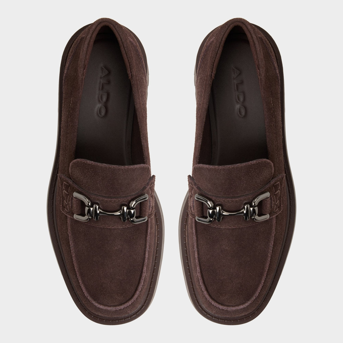 Oneameth in Dark Brown - Loafer, Lug sole | Aldo