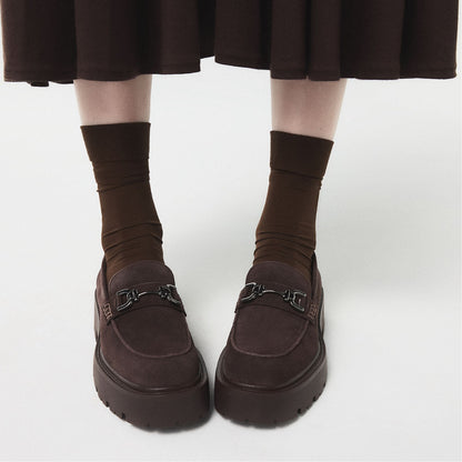 Oneameth in Dark Brown - Loafer, Lug sole | Aldo
