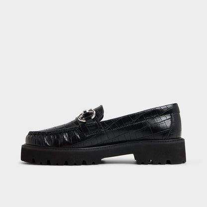 Danrose Black Women's Loafers & Oxfords - Loafer, Lug sole | Aldo