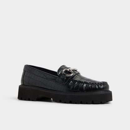 Danrose Black Women's Loafers & Oxfords - Loafer, Lug sole | Aldo