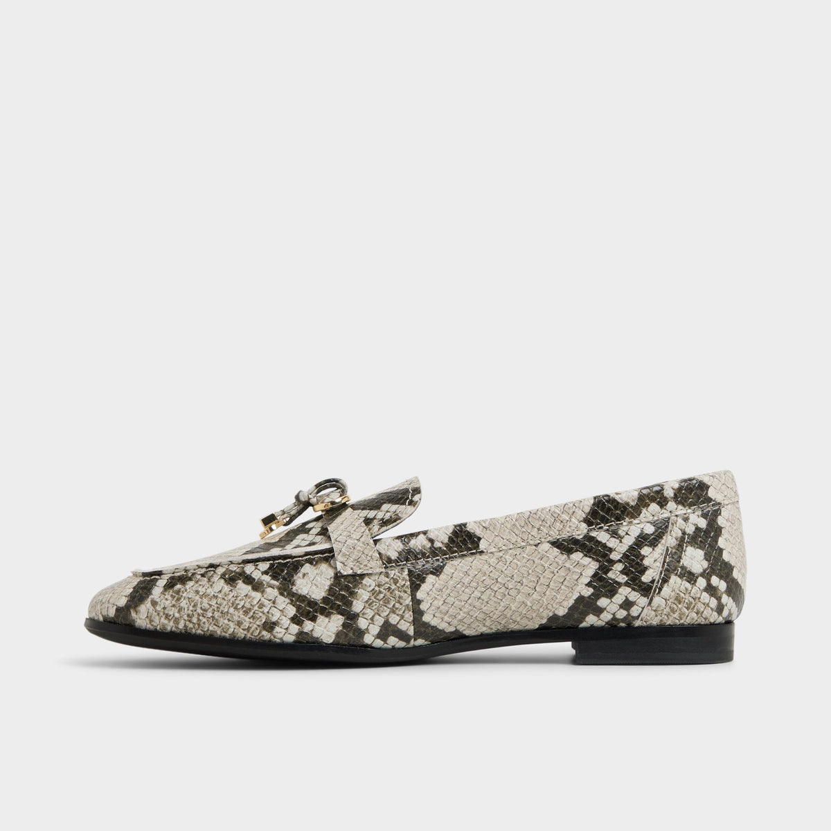 Ybilide White/Black Women's Loafers & Oxfords - Loafer | Aldo