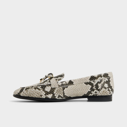 Ybilide White/Black Women's Loafers & Oxfords - Loafer | Aldo