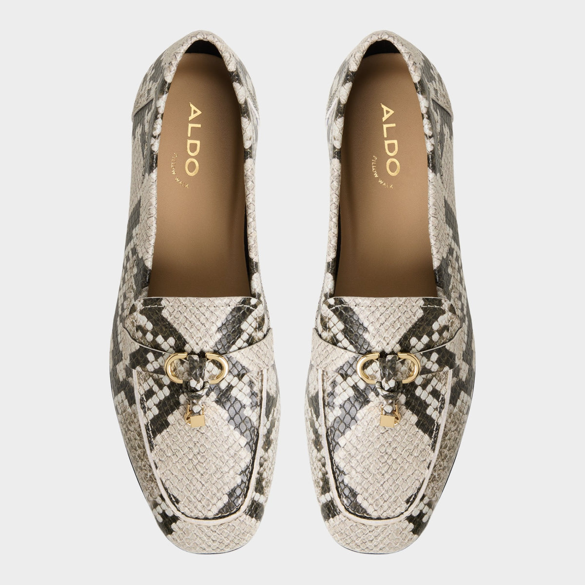 Ybilide White/Black Women's Loafers & Oxfords - Loafer | Aldo