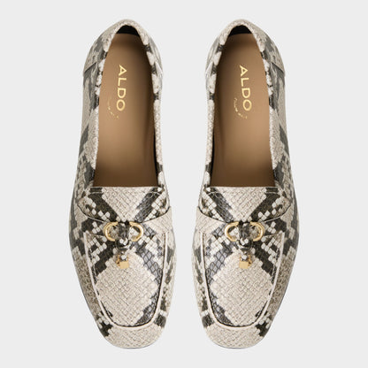 Ybilide White/Black Women's Loafers & Oxfords - Loafer | Aldo