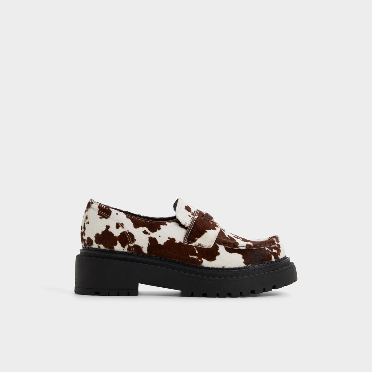 Miravelle in Open Brown - Loafer, Lug sole | Aldo