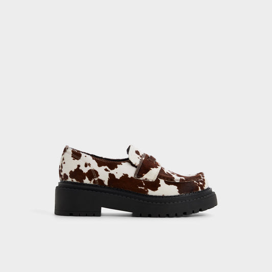 Miravelle in Open Brown - Loafer, Lug sole | Aldo