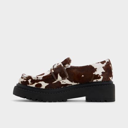 Miravelle in Open Brown - Loafer, Lug sole | Aldo