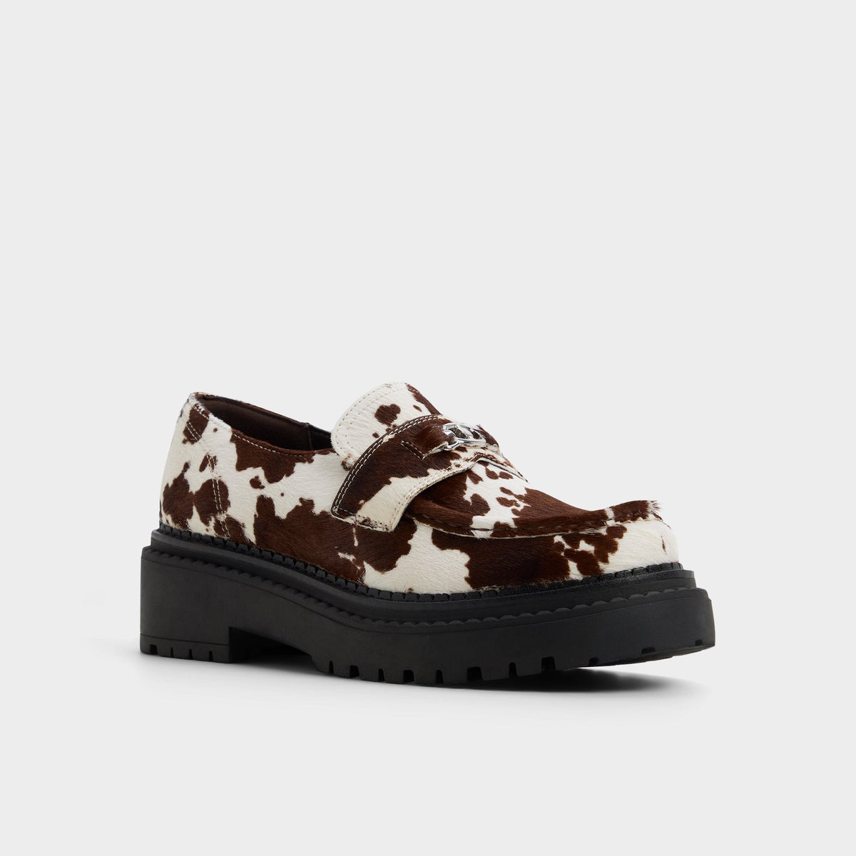 Miravelle in Open Brown - Loafer, Lug sole | Aldo