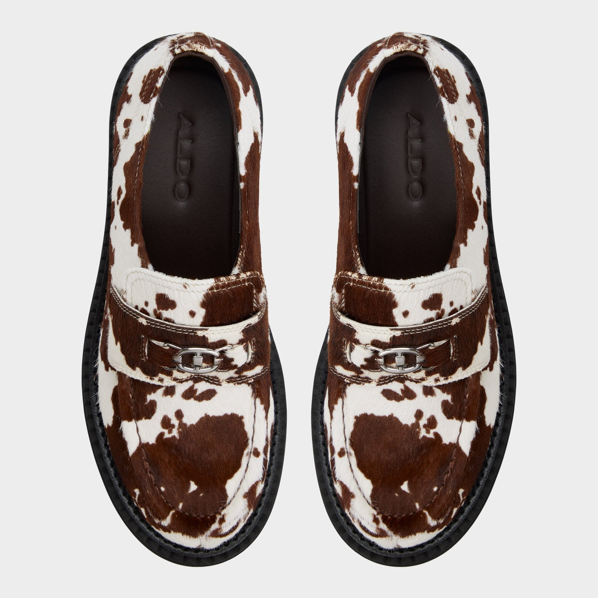 Miravelle in Open Brown - Loafer, Lug sole | Aldo