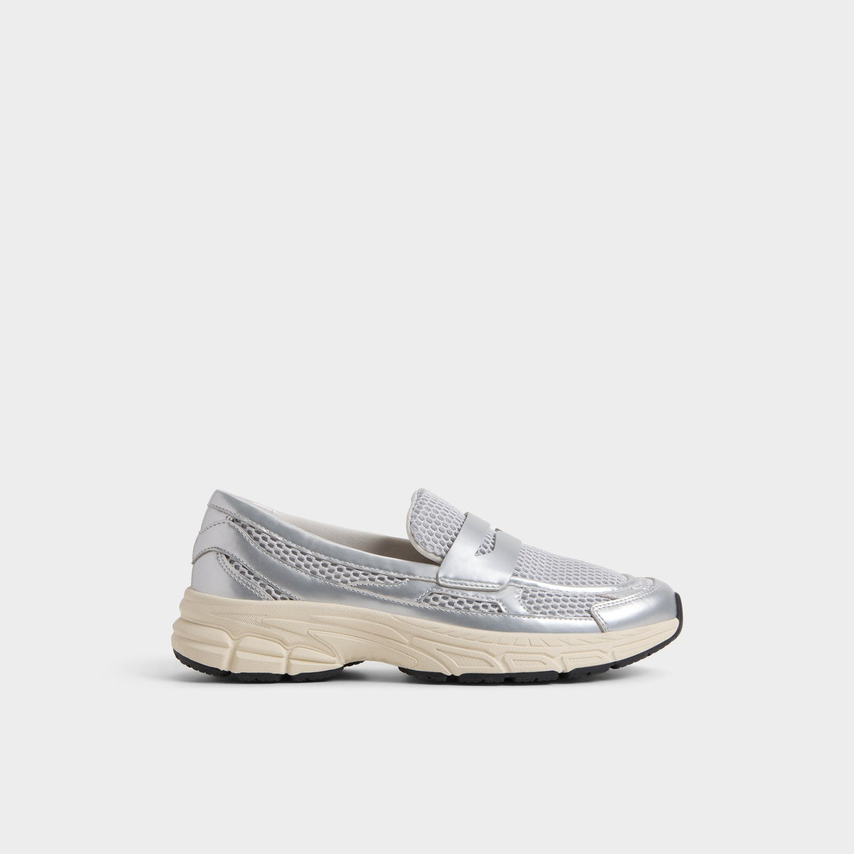Loffy in Silver - Loafer, Jogger sole | Aldo
