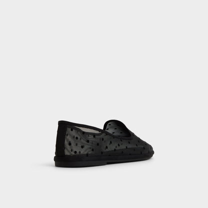 Aurabelle Black Textile Mesh Women's Loafers & Oxfords - Loafer | Aldo