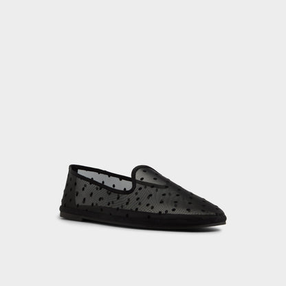 Aurabelle Black Textile Mesh Women's Loafers & Oxfords - Loafer | Aldo