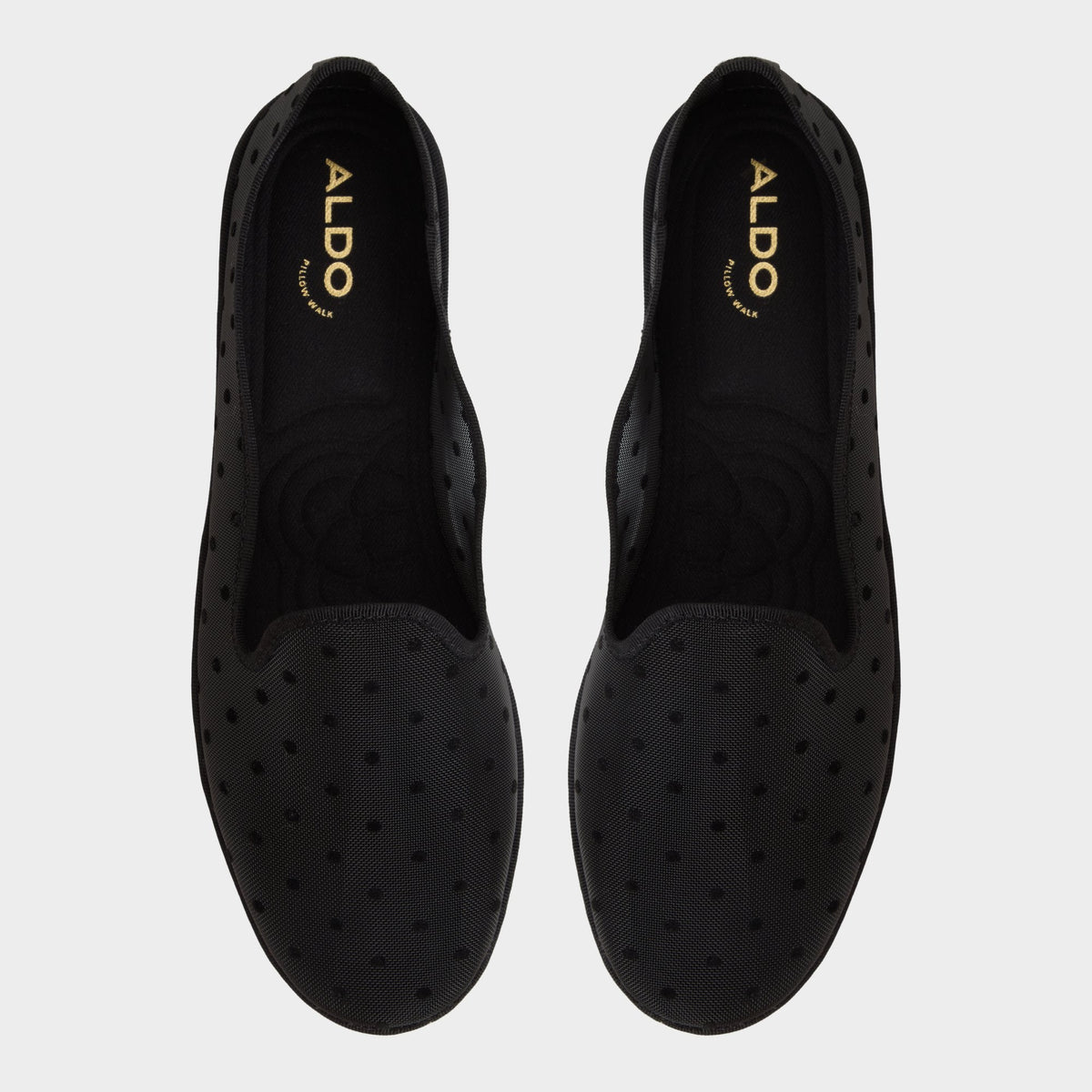 Aurabelle Black Textile Mesh Women's Loafers & Oxfords - Loafer | Aldo