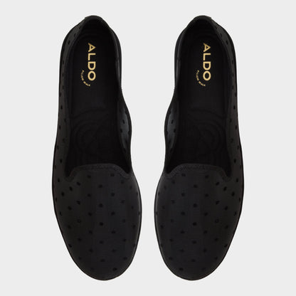 Aurabelle Black Textile Mesh Women's Loafers & Oxfords - Loafer | Aldo