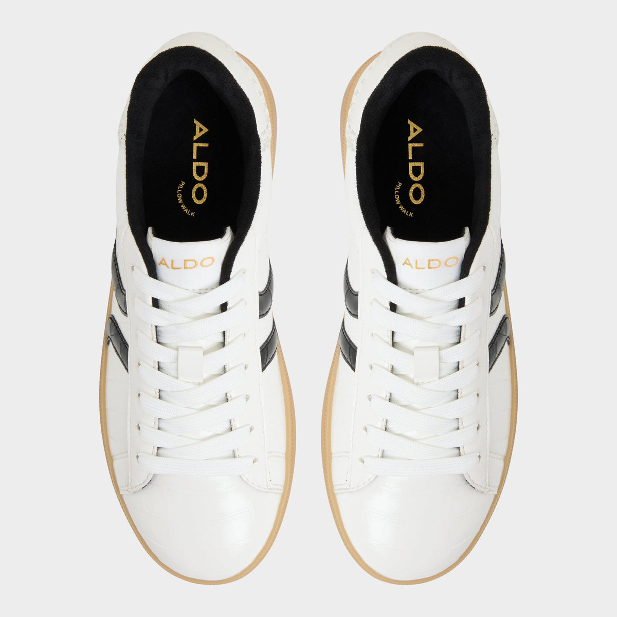 Chicsneaker2 White/Black Women's Low top sneakers - Sneaker, Cup sole | Aldo