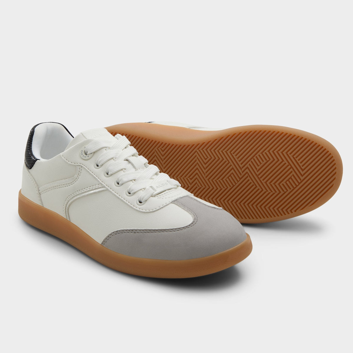Erilg White/Black Women's Low top sneakers - Sneaker, Cup sole | Aldo