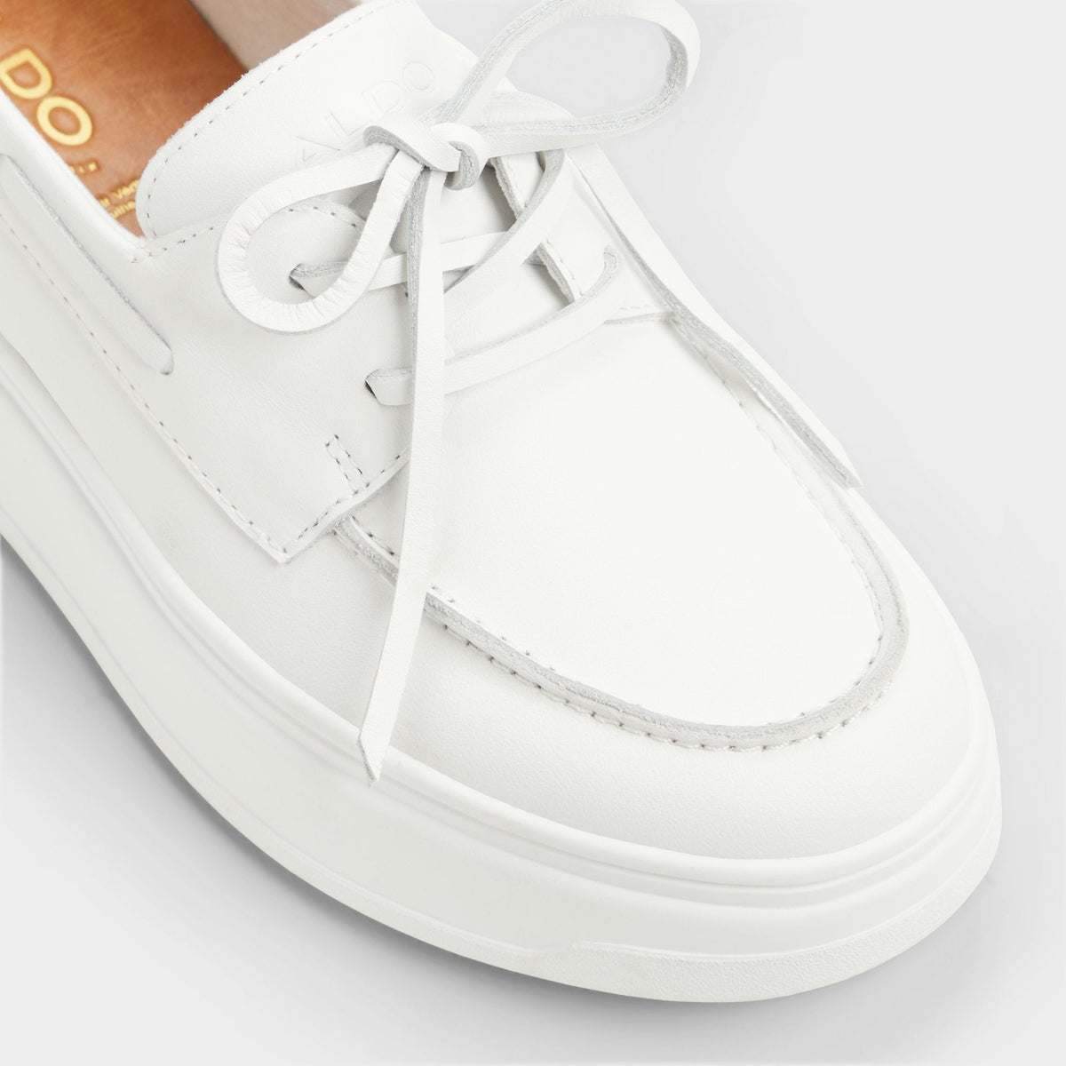 Wildbreeze Open White Women's Slip on sneakers - Boat shoe, Platform | Aldo