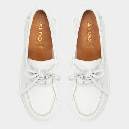 Wildbreeze Open White Women's Slip on sneakers - Boat shoe, Platform | Aldo