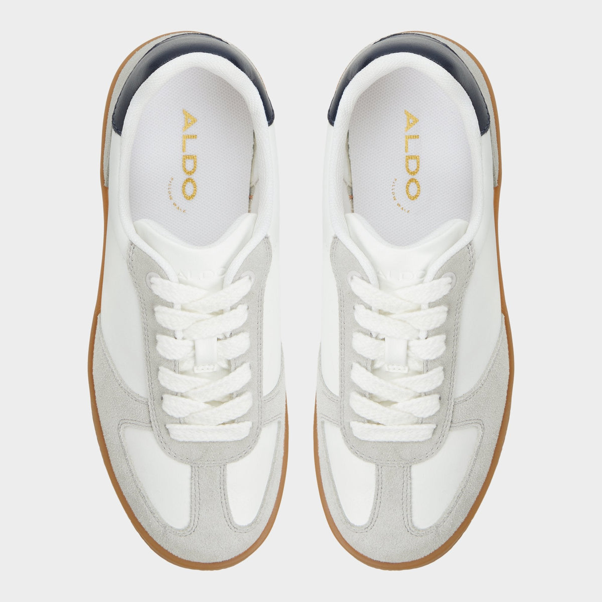 Deevale White/Grey Women's Low top sneakers - Sneaker, Platform | Aldo