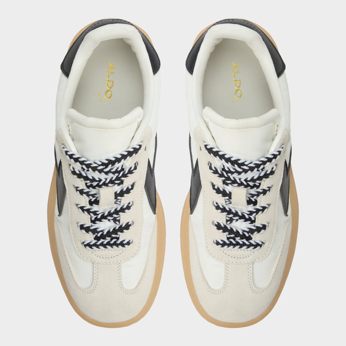Retrostep White/Black Women's Low top sneakers - Low top sneaker, Jogger sole | Aldo