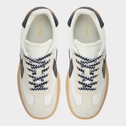 Retrostep White/Black Women's Low top sneakers - Low top sneaker, Jogger sole | Aldo