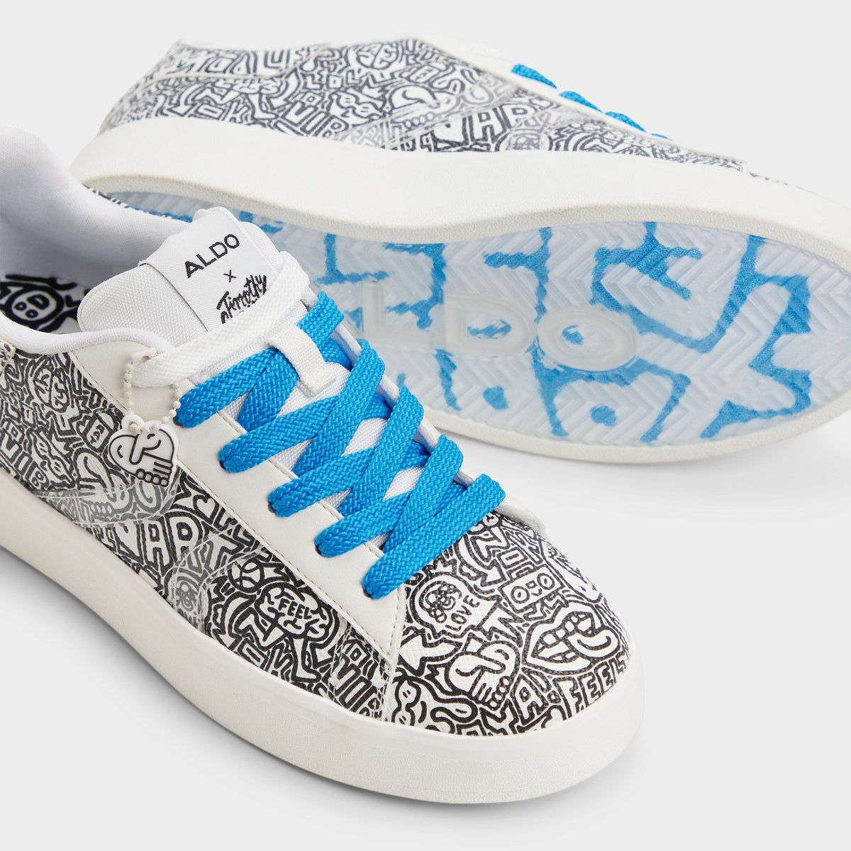 Timothy in Goodman White Black - Women's low top sneaker, Cup sole | Aldo